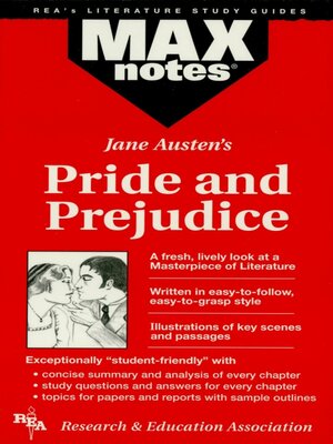cover image of Pride and Prejudice (MAXNotes Literature Guides)